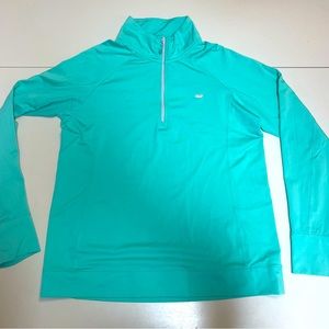 Vineyard vines women’s XL teal performance quarter zip